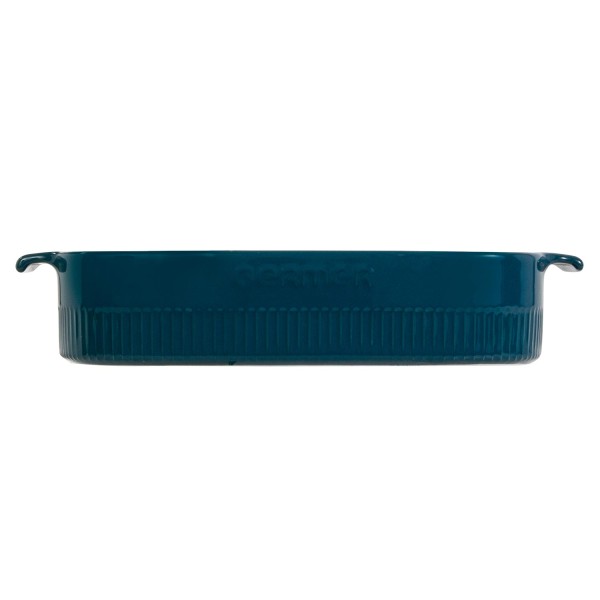 Travessa Refratária Retangular Germer com Asa 30x21 cm Verdigris