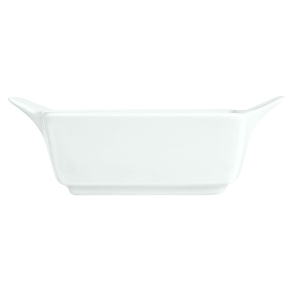Encontraproduto.com.br - Mini Forma Quadrada 75 ml de Porcelana Germer 7x10 cm