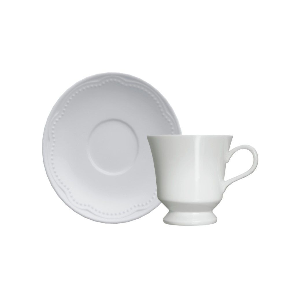 Encontraproduto.com.br - Aparelho de Jantar, Chá e Sobremesa 30 Peças Germer Cottage em Porcelana - Branco