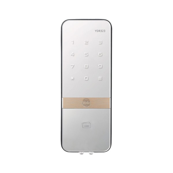 Encontraproduto.com.br - Fechadura de sobrepor digital para porta de madeira YDR 323 Yale