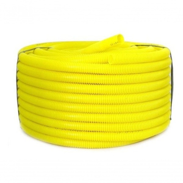 Encontraproduto.com.br - Conduíte Corrugado 3-4 - Rolo Com 50mts Amarelo