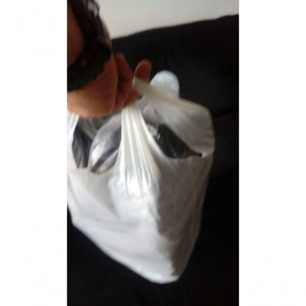 Encontraproduto.com.br - Sacolas Plásticas Branca (5 Kg.)
