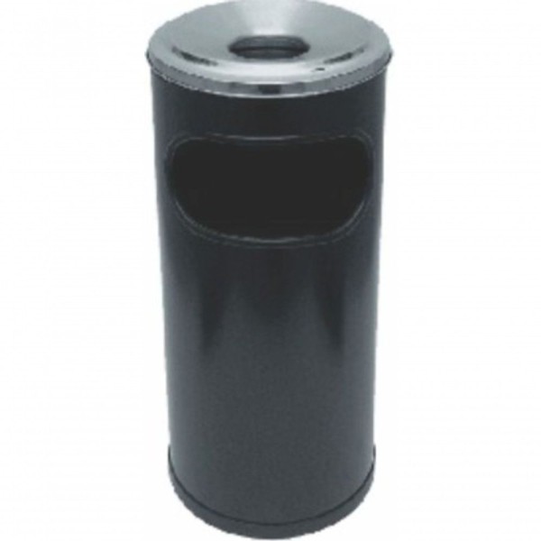 Encontraproduto.com.br - Cinzeiro Lixeira Coleta De Bituca Para Fumódromo Esmaltada
