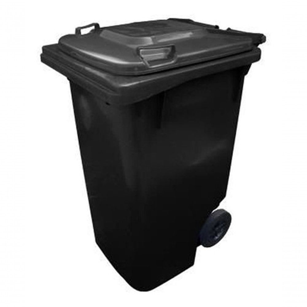 Encontraproduto.com.br - Contentor Plástico 120L Com Tampa C120P Lixeira Gari Jsn