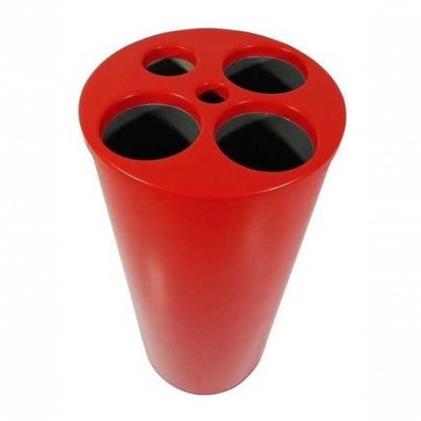 Encontraproduto.com.br - Lixeira De Copo Descartável Com 5 Tubos água Café E Palhetas