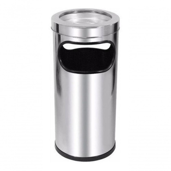 Encontraproduto.com.br - Cinzeiro Com Lixeira Para Condomínios E Empresas - Aço Inox