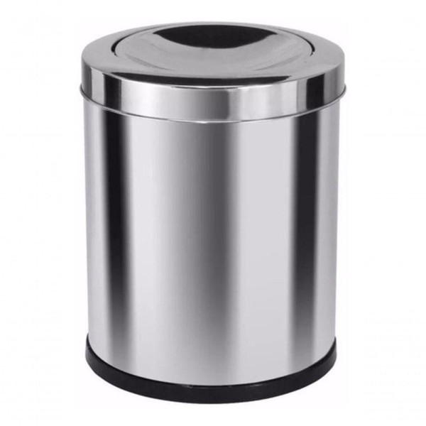 Encontraproduto.com.br - Cesto De Lixo Em Inox 13L Com Tampa Vai E Vem Home