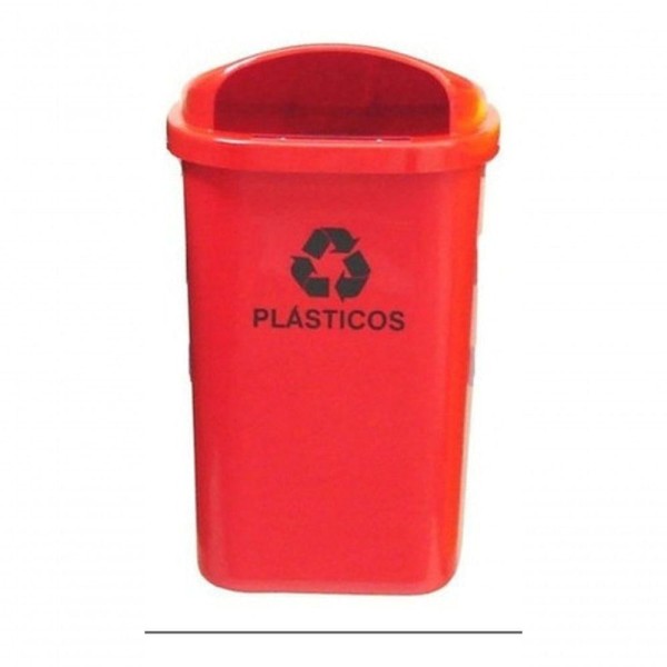Encontraproduto.com.br - Lixeira Individual Para Coleta Seletiva - Cesto 50 Lts 14 Un