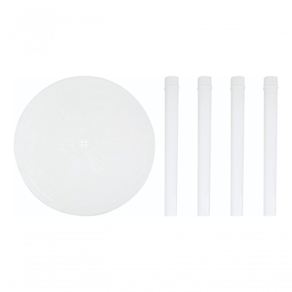 Encontraproduto.com.br - Mesa Plástica Redonda Desmontável 745x860x860mm Jsn