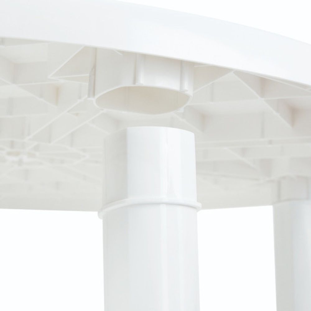 Encontraproduto.com.br - Mesa Plástica Redonda Desmontável 745x860x860mm Jsn