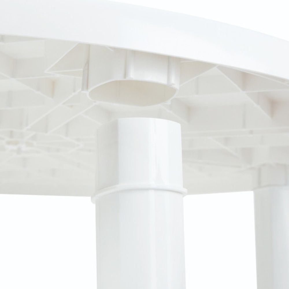 Encontraproduto.com.br - Mesa Plástica Redonda Desmontável 745x860x860mm Jsn