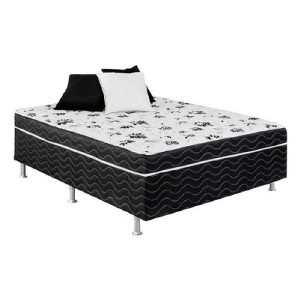 Cama Box Conjugado Casal: Colchão Ortopédico Union (138x188) Ortobom