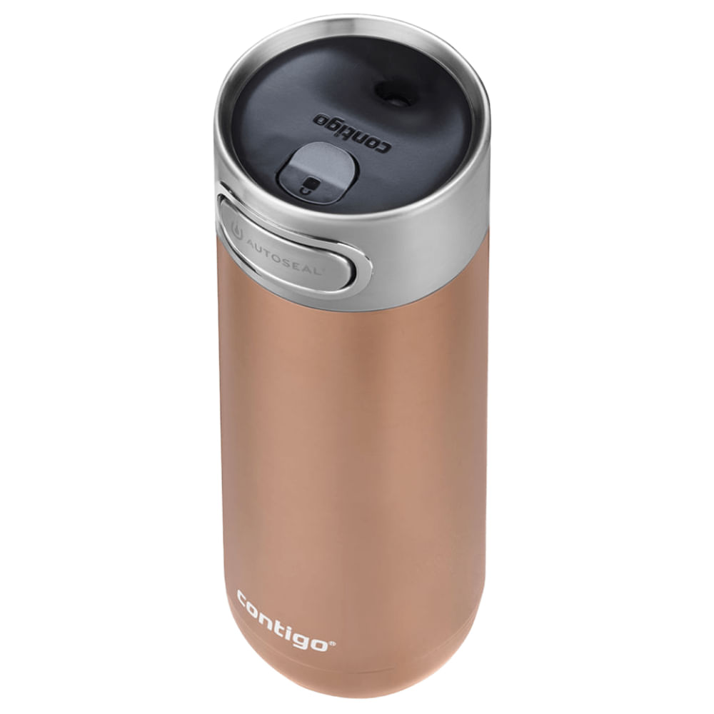 Kit com 2 Copos Térmicos Luxe AUTOSEAL® Inox e Chardonnay Contigo | 473ml