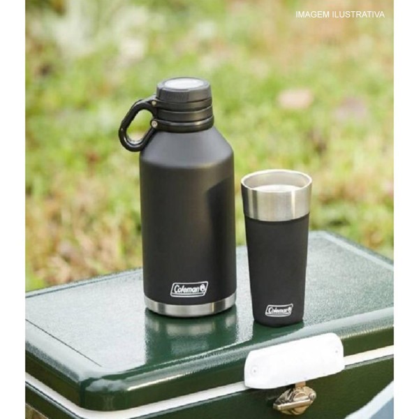 Encontraproduto.com.br - Growler Térmico Coleman Preto 1,9 Litros
