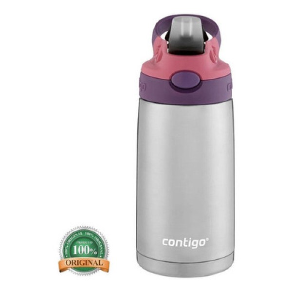 Garrafa Térmica AUTOSPOUT® Kids Rosa Contigo | 384ml