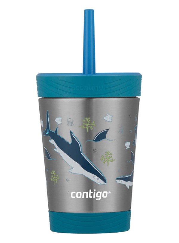 Encontraproduto.com.br - Copo Térmico THERMALOCK® Kids Tubarão Contigo | 341ml