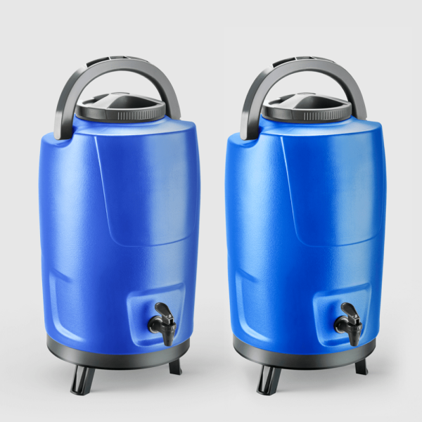 Encontraproduto.com.br - Kit com 2 Botijões Térmicos 12L Incess Blue Invicta