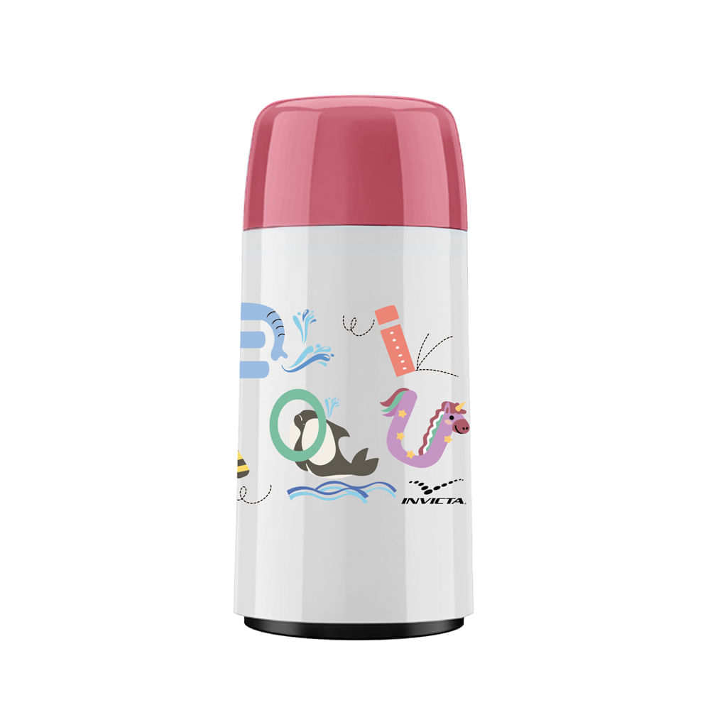 Garrafa Térmica Firenze Mini 250ml Vogais Invicta
