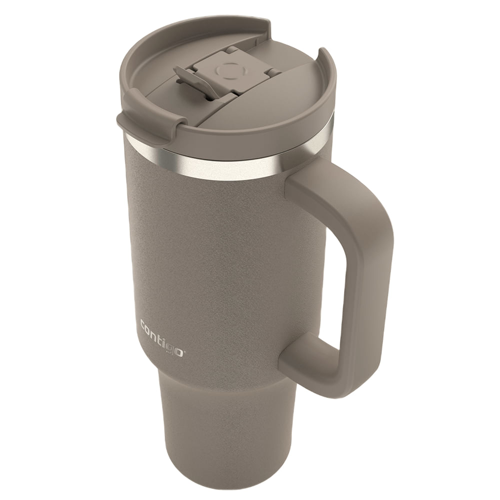 Kit com 2 Copos Térmicos Streeterville Inkycap e Verde Água Contigo | 1,18L