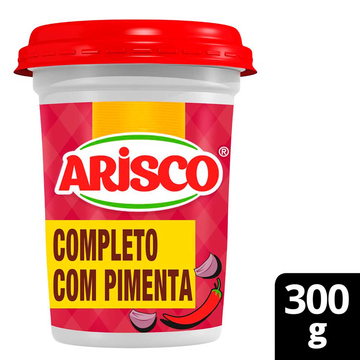 Encontraproduto.com.br - Tempero Completo Arisco Com Pimenta Pote com 300g