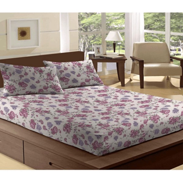 Encontraproduto.com.br - Jogo de Cama Queen Camesa Microfibra c/ 4 Peças