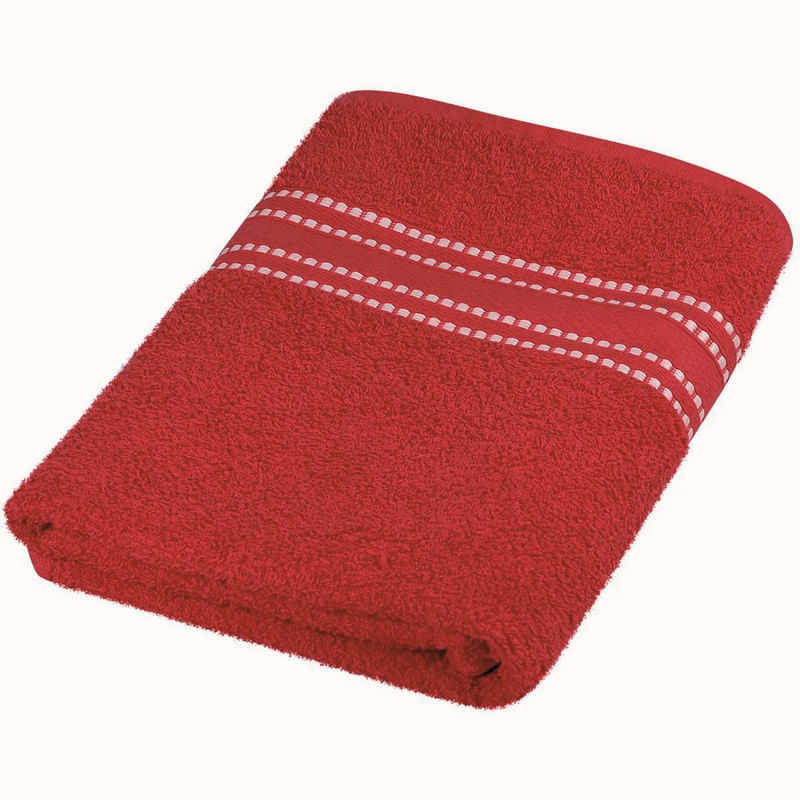 Encontraproduto.com.br - Toalha De Banho Linea Vermelho Camesa