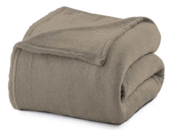 Encontraproduto.com.br - Cobertor Microfibra Liso 180g Queen 220x240 - Camesa