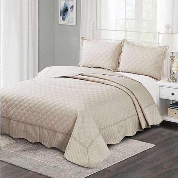 Encontraproduto.com.br - Kit Colcha / Cobre leito Queen Orfeu - Camesa