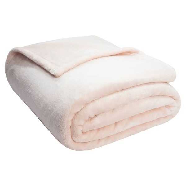 Cobertor Casal Microfibra Velour Neo Rosa Camesa