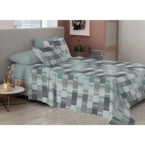 Encontraproduto.com.br - Jogo De Cama Super Cotton Duplo Solteiro 3 Peças Sortido Camesa