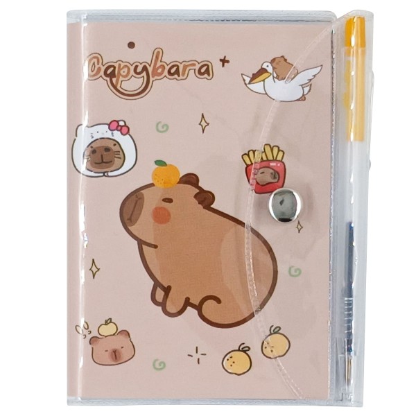 Bloco de Anotação Capivara C/ Caneta 13x9,4cm em Papel Michael Judi