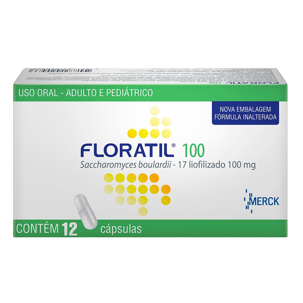 Floratil 100MG Cápsula gelatinosa dura - Caixa com 12 Cápsulas