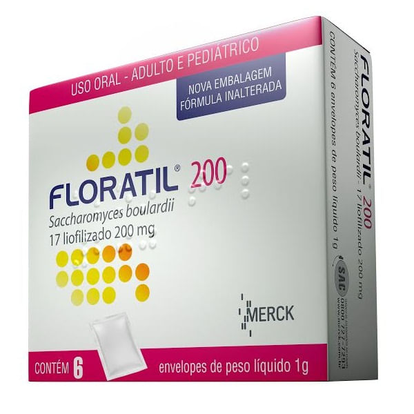 Floratil At 250Mg/125G Pó Para Solução Oral 6 Sachês Contendo 125G