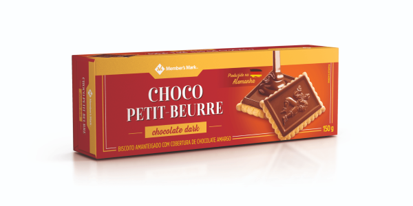 Biscoito Chocolate Amargo Petit-Beurre Griesson Pacote 150g