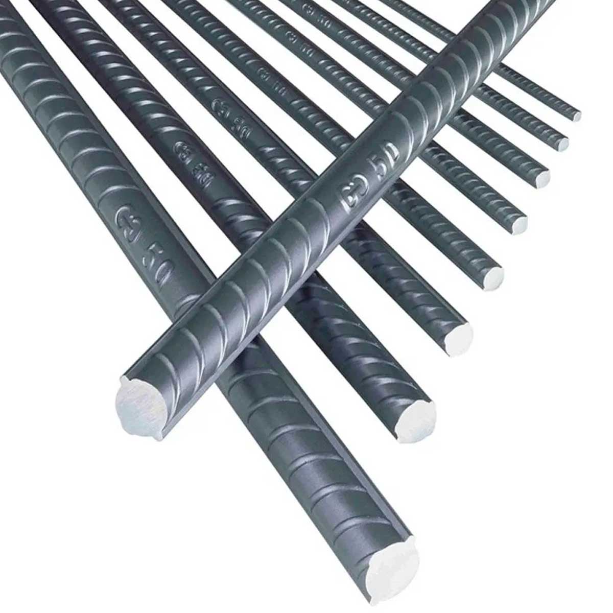 Encontraproduto.com.br - Ferro CA50 12,5mm 1/2 Barra com 12 metros Siderurgicas