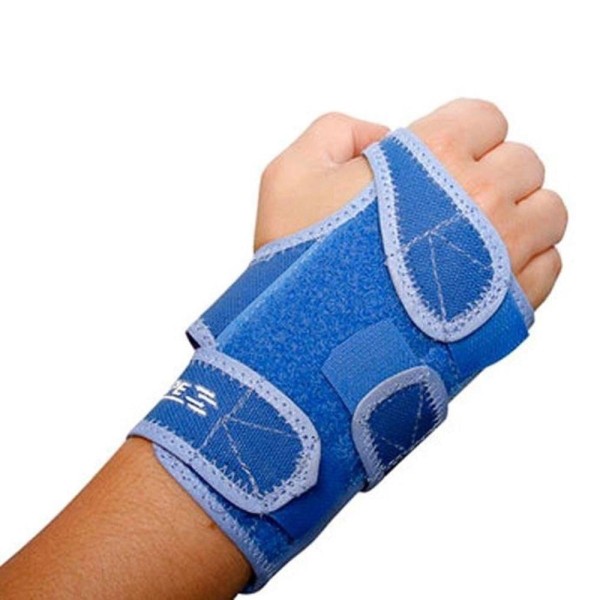 Encontraproduto.com.br - Tala Para Punho Direito Salvapé Digitala Azul G 1 Unidade