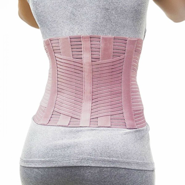 Encontraproduto.com.br - Cinta Modeladora Postural FIT Modelo Estreito Rosa Tam G
