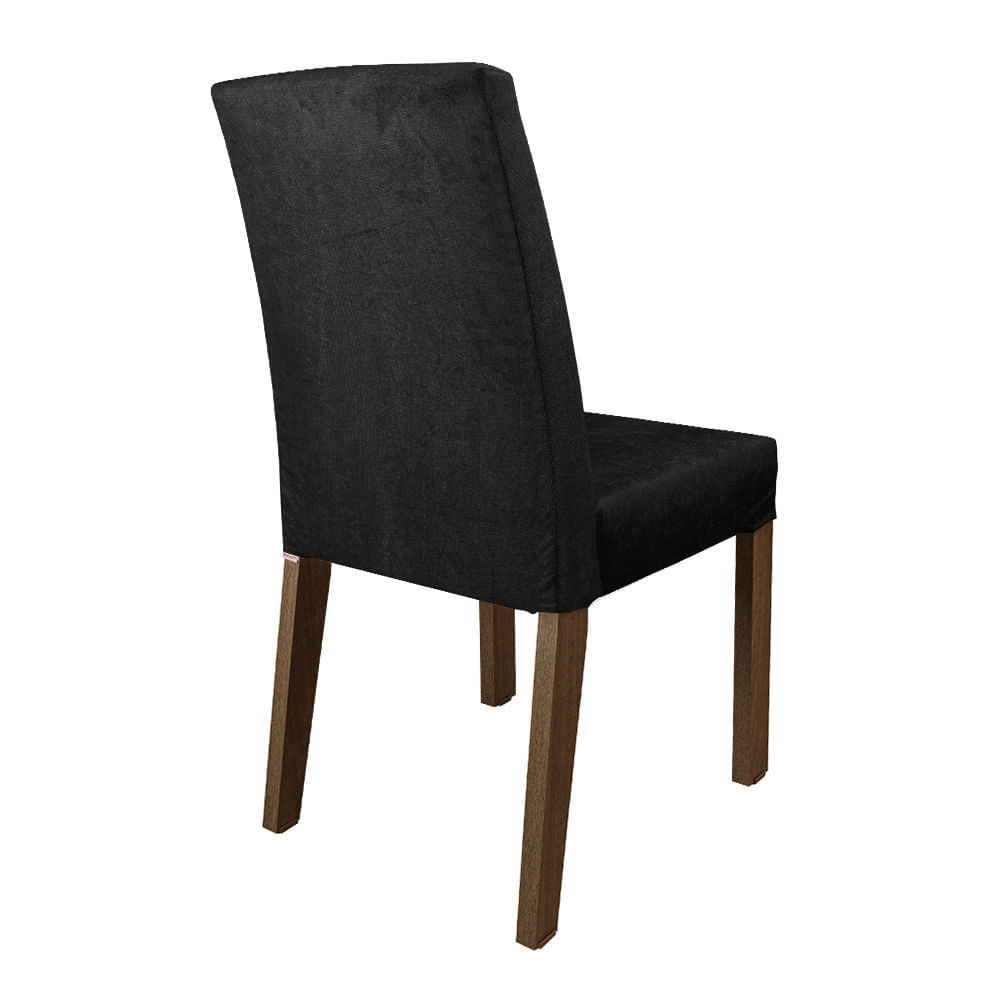 Encontraproduto.com.br - Conjunto Sala de Jantar Mesa Tampo de Madeira 6 Cadeiras Rustic/Oxford Renata Madesa