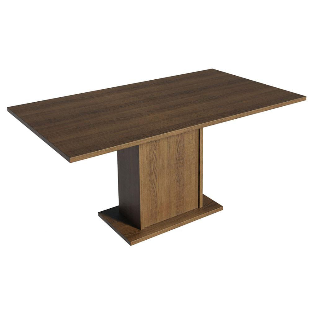 Encontraproduto.com.br - Conjunto Sala de Jantar Mesa Tampo de Madeira 6 Cadeiras Rustic/Oxford Renata Madesa