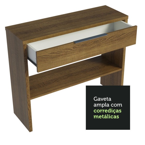 Encontraproduto.com.br - Aparador Madesa 1 Gaveta 1 Prateleira Rustic
