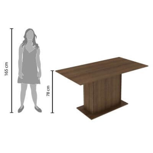 Encontraproduto.com.br - Conjunto Sala de Jantar Celeny com 6 Cadeiras Madesa