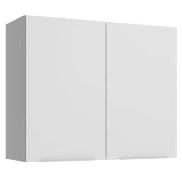 Encontraproduto.com.br - Armário Aéreo Madesa Stella 80cm 2 Portas Branco