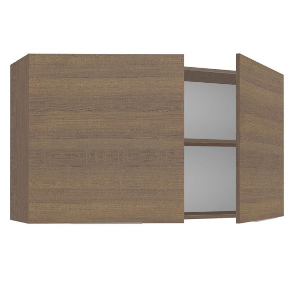 Encontraproduto.com.br - Armário Aéreo Madesa Stella 120 cm 2 Portas Rustic