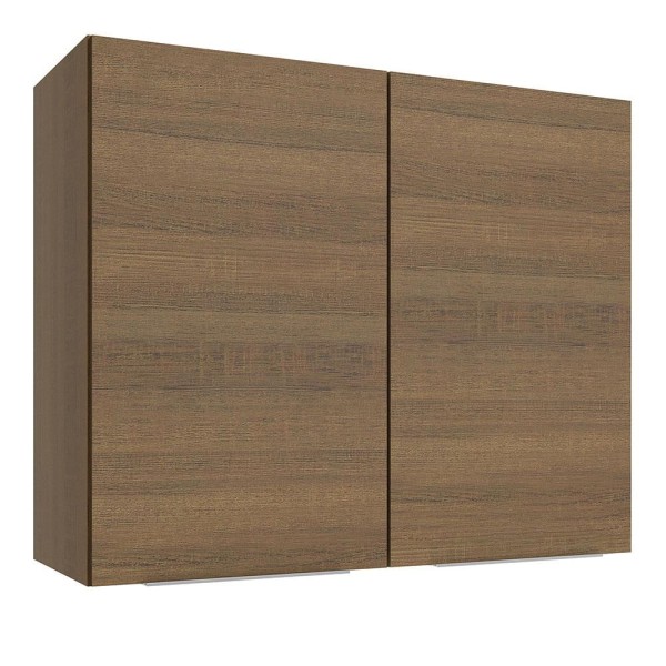 Encontraproduto.com.br - Armário Aéreo Madesa Stella 80 Cm 2 Portas - Rustic G258005zte