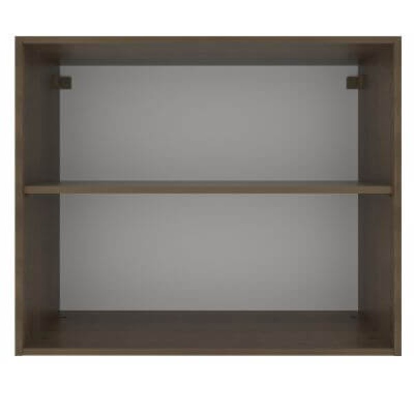 Encontraproduto.com.br - Armário Aéreo Madesa Stella 80 Cm 2 Portas - Rustic G258005zte