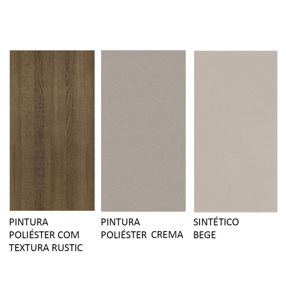 Encontraproduto.com.br - Conjunto Sala de Jantar Aline Mesa com 6 Cadeiras Madesa