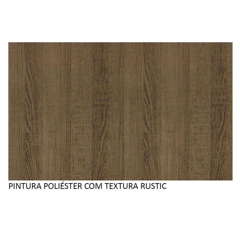 Encontraproduto.com.br - Guarda-Roupa Casal Madesa Lyon 3 Portas de Correr de Espelho 2 Gavetas com Pés Rustic