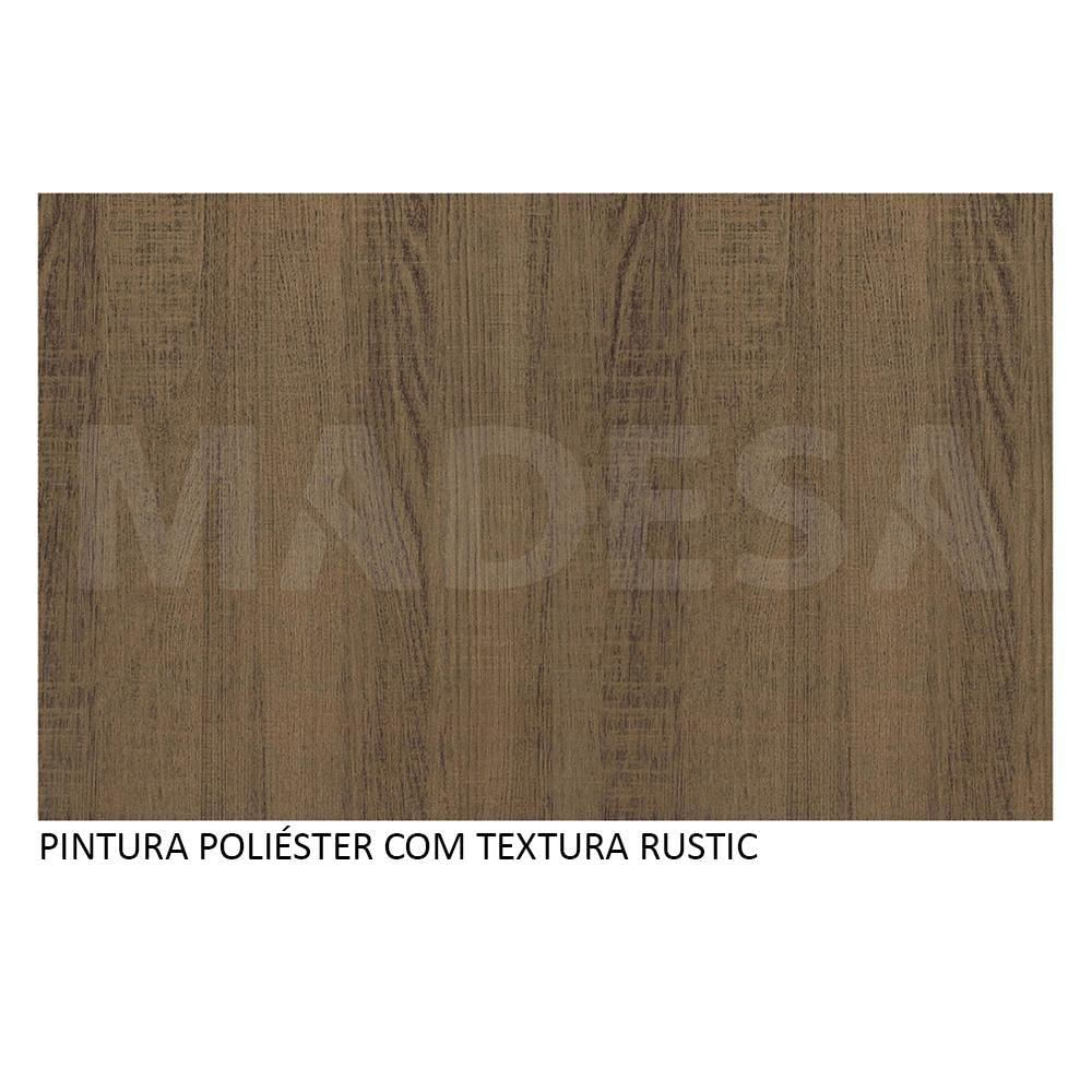Encontraproduto.com.br - Mesa Madesa Retangular para Escritório com Tampo de Madeira 5319 Rustic