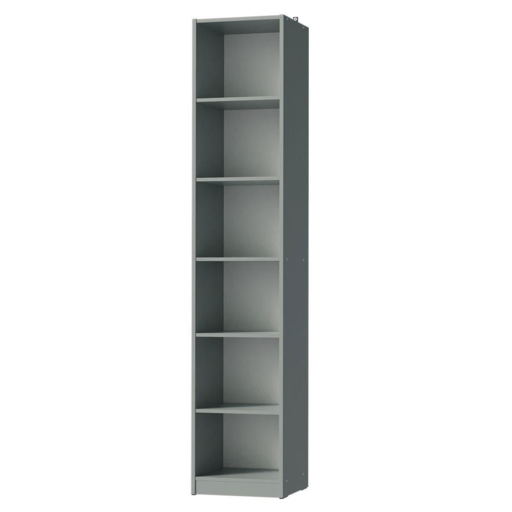 Estante Livreiro Madesa 6906 com 6 Nichos Cinza