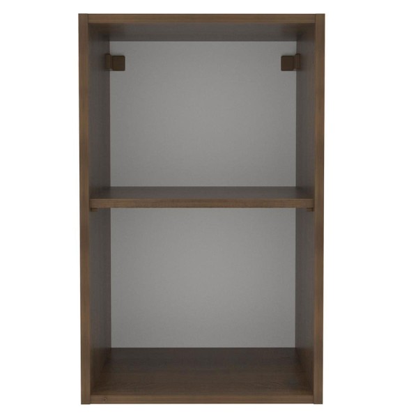 Encontraproduto.com.br - Armário Aéreo Madesa Lux 40 cm 1 Porta Rustic/Preto